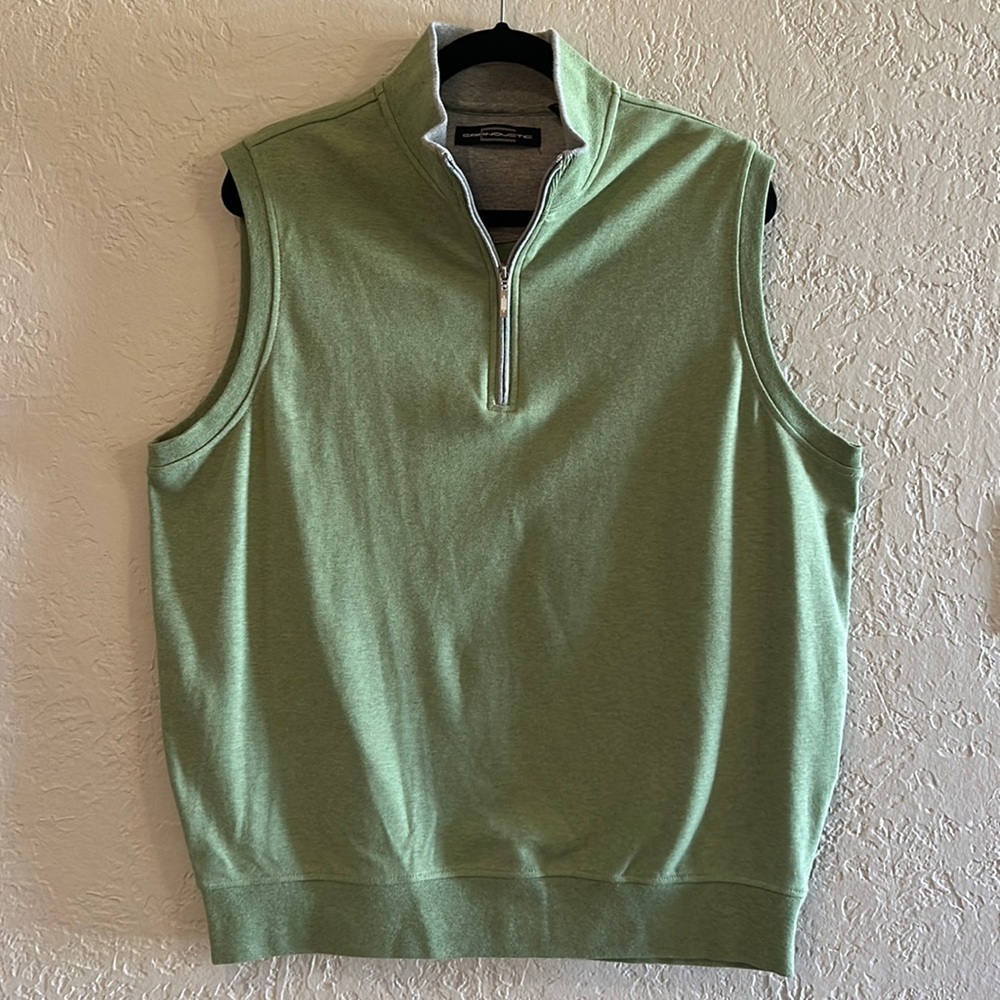 Carnoustie Men’s sweater vest with 1/4 zip Size L